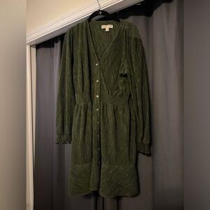 Green Michael Kors Holiday Dress